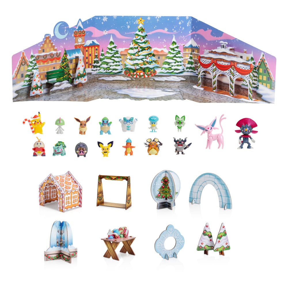 Pokemon Battle Figures Deluxe Advent Calendar Holiday 2024 *Version EN/FR*