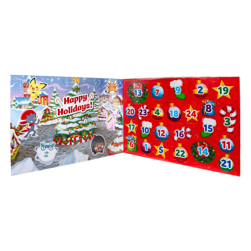 Pokemon Battle Figures Deluxe Advent Calendar Holiday 2024 *Version EN/FR*