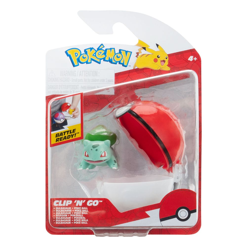 Pokemon Clip'n'Go Poke Balls Bulbasaur #1 & Poke Ball