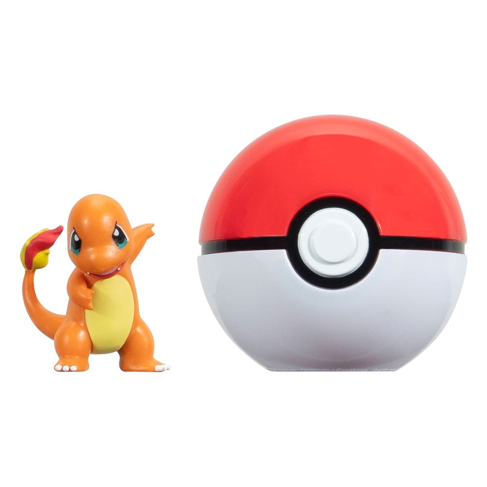 Pokemon Clip'n'Go Poke Balls Charmander #1 & Poke Ball