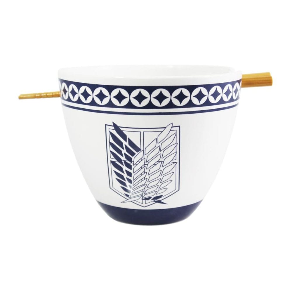 Attack on Titan Ramen Bowl with Chopsticks Emblem 473 ml P045810
