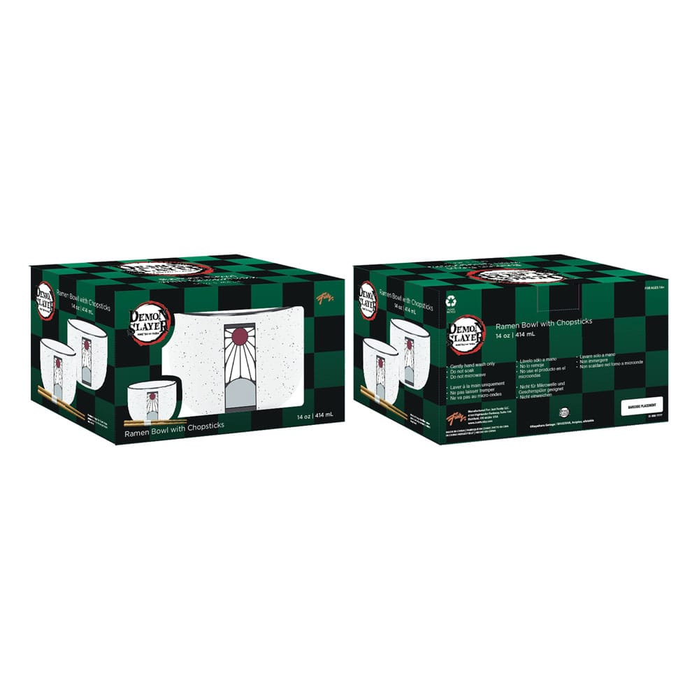 Demon Slayer Ramen Bowl with Chopsticks Logo 414 ml P045819