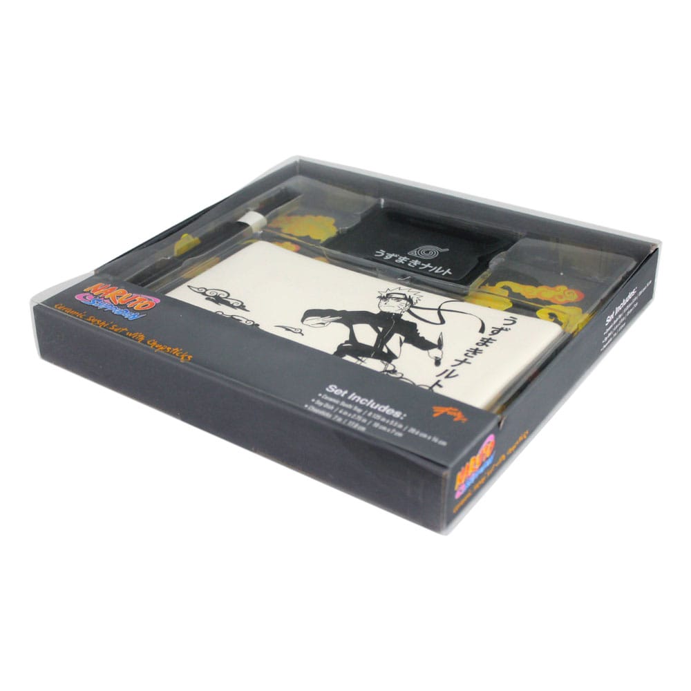 Naruto Shippuden Ceramic Sushi Set with Chopsticks Naruto P045839