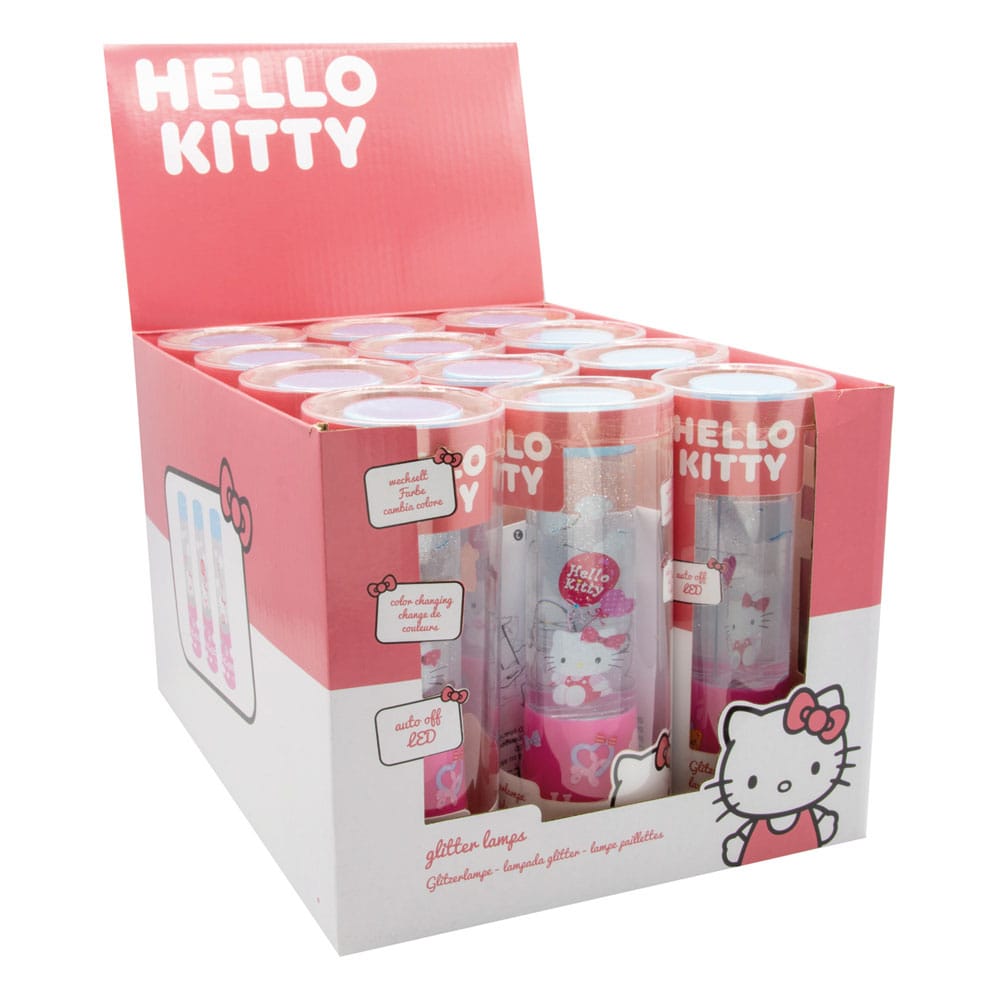Sanrio LED Glitter Lamps Hello Kitty 15 cm Display (12) P045878