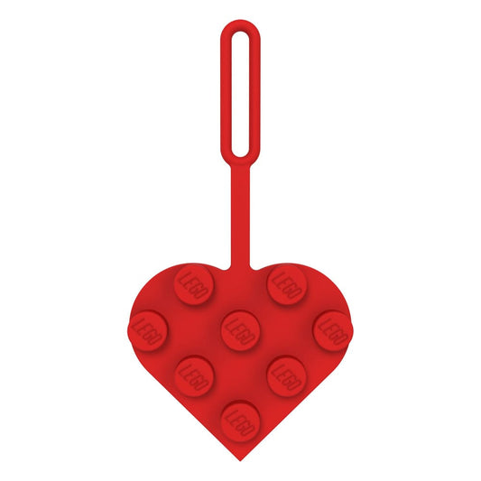 LEGO Minifigures Luggage tag Heart Red 10 cm P046182