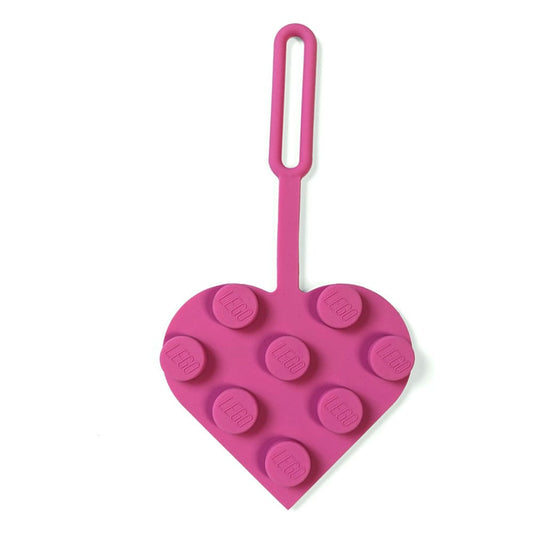 LEGO Minifigures Luggage tag Heart Rosa 10 cm P046189