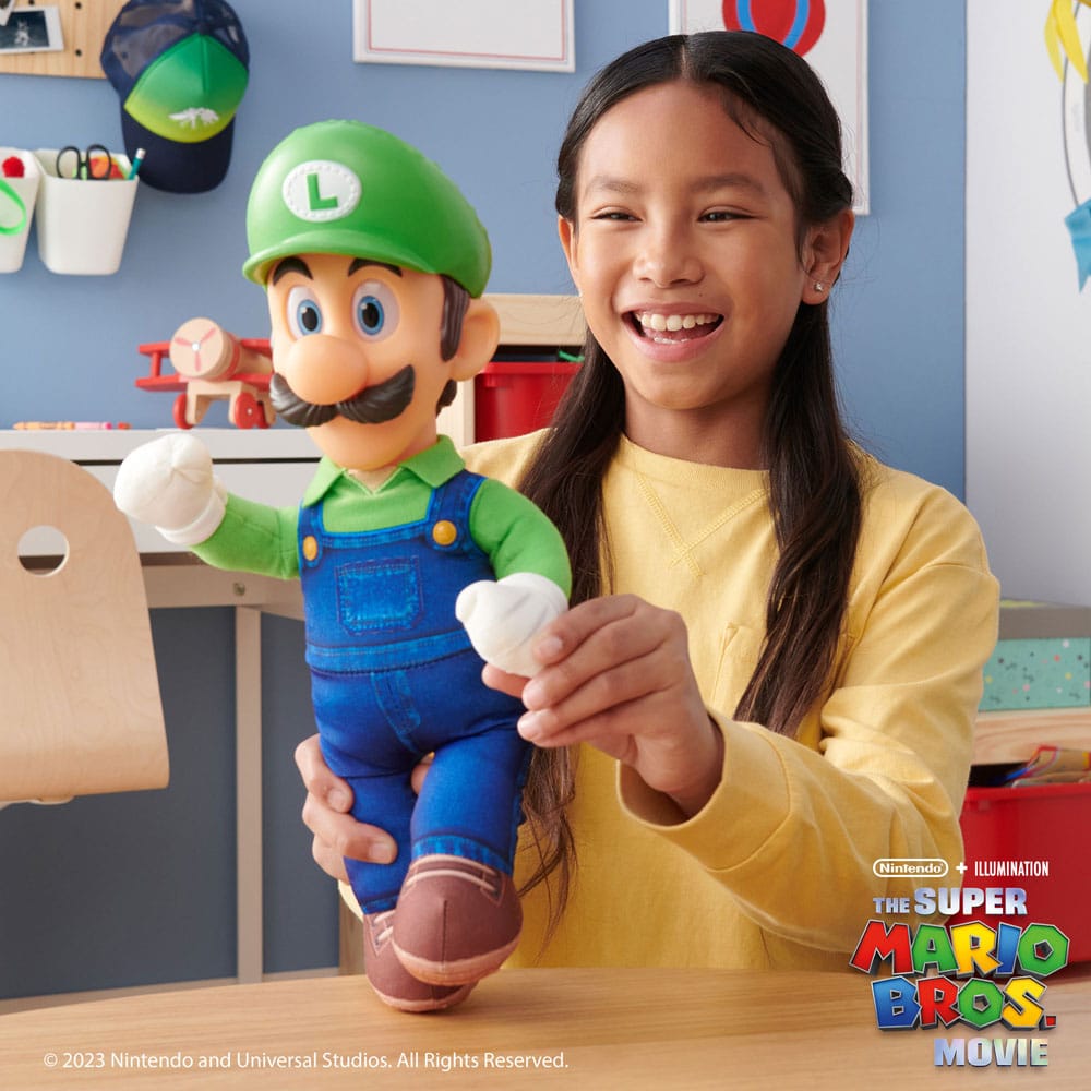 The Super Mario Bros. Movie Plush Figure Luigi 30 cm P046248