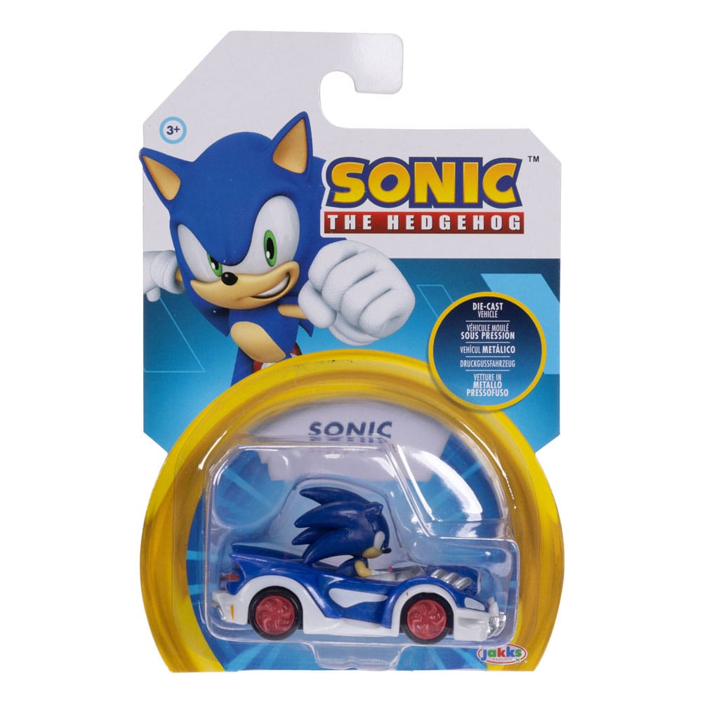 Sonic - The Hedgehog Diecast Vehicles 1/64 Wave 7 Assortment (4) P046262