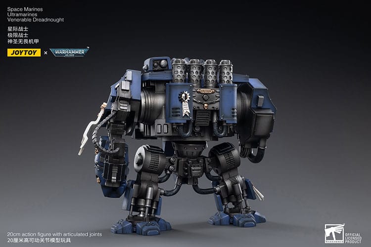 Warhammer 40k Action Figure 1/18 Space Marines Ultramarines Venerable Dreadnought 19 cm