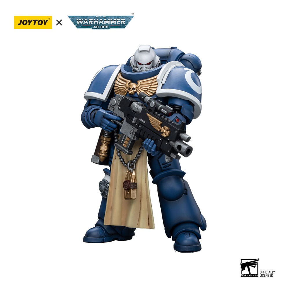 Warhammer 40k Action Figure 1/18 Ultramarines Sternguard Veteran with Bolt Rifle 12 cm