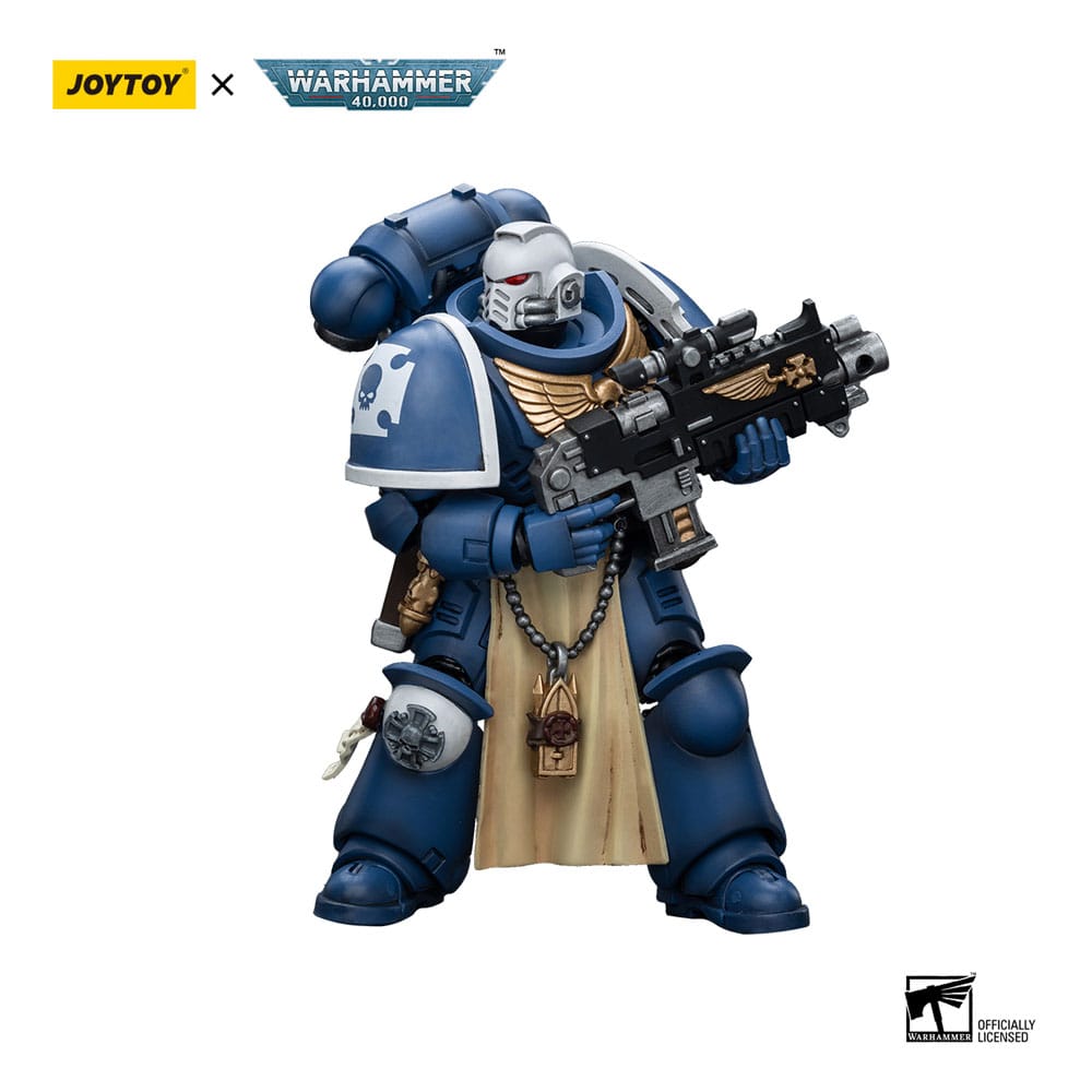 Warhammer 40k Action Figure 1/18 Ultramarines Sternguard Veteran with Bolt Rifle 12 cm