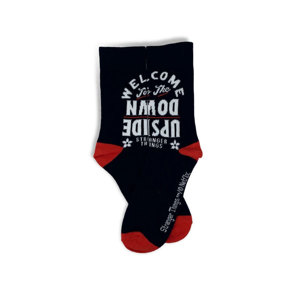 Stranger Things Socks Upside Down Small