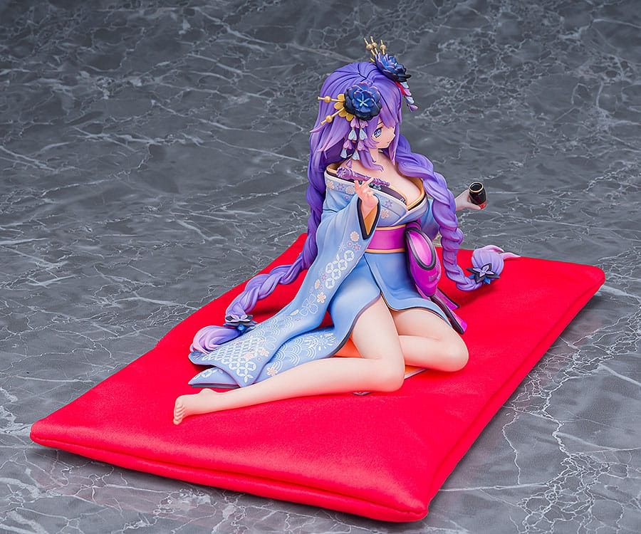 Neptunia x Senran Kagura Statue 1/7 Purple Heart Kimono Ver. 13 cm P046682