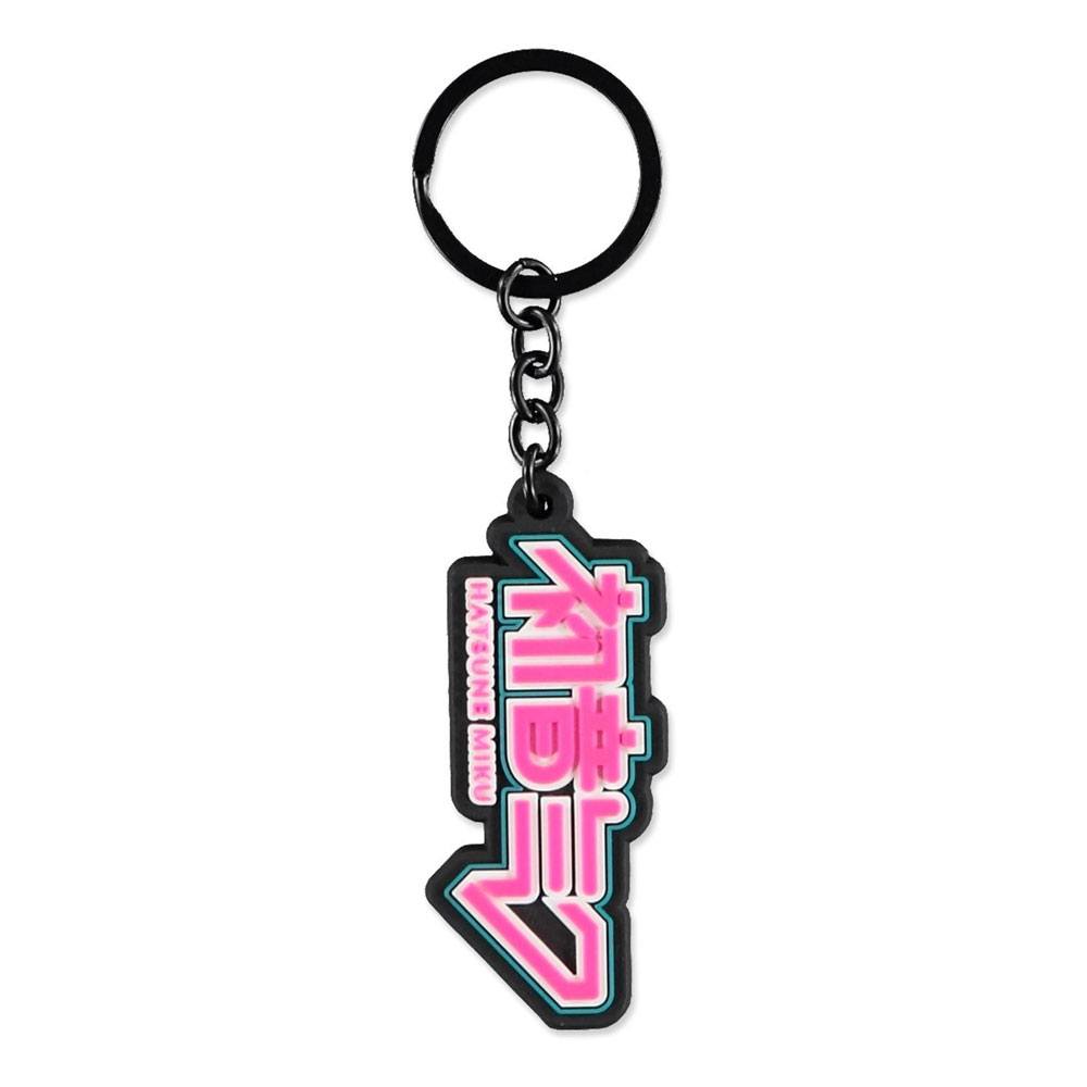 Hatsune Miku Rubber Keychain Logo P046847