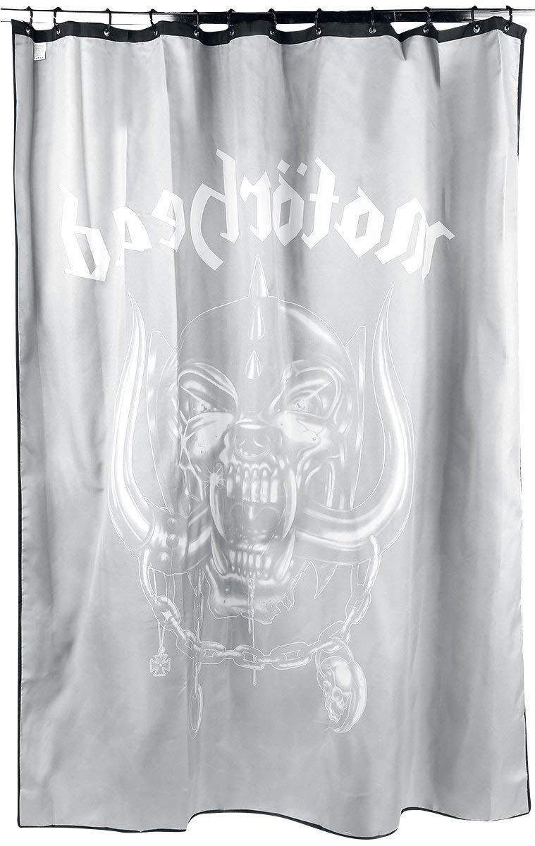 Motorhead Shower Curtain Warpig Logo