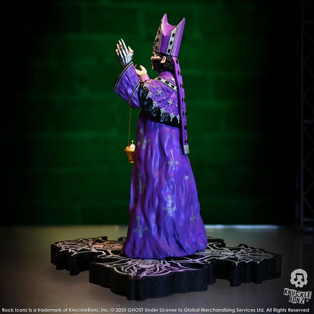 Ghost Rock Iconz Statue Papa V Perpetua Purple Robes 22 cm P047129