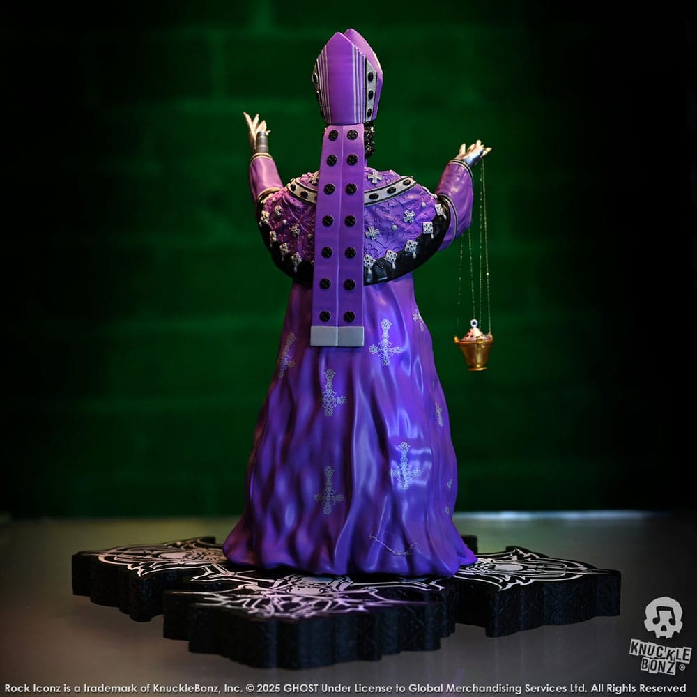 Ghost Rock Iconz Statue Papa V Perpetua Purple Robes 22 cm P047129