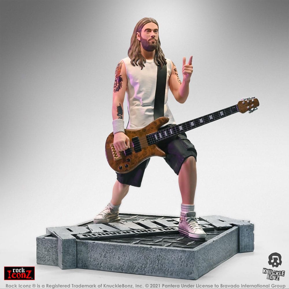 Pantera Rock Iconz Statue Rex Brown (Reinventing the Steel) 22 cm P047149