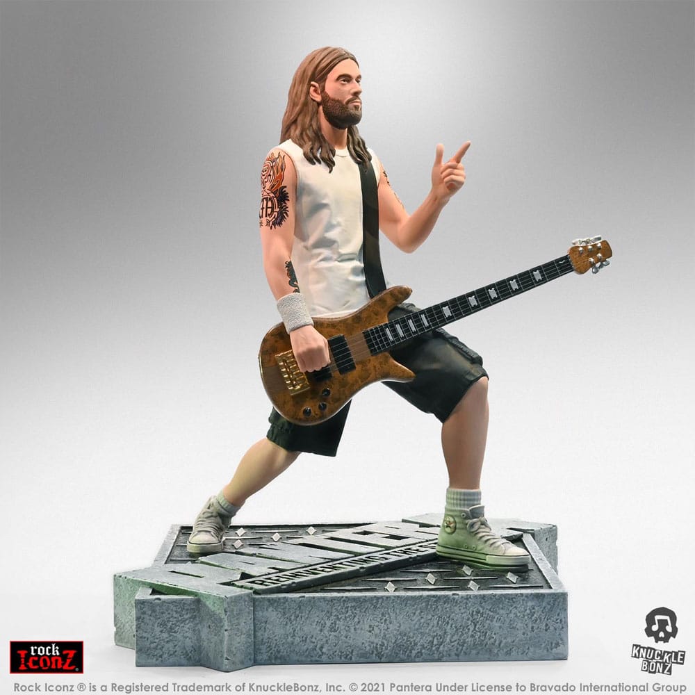 Pantera Rock Iconz Statue Rex Brown (Reinventing the Steel) 22 cm P047149