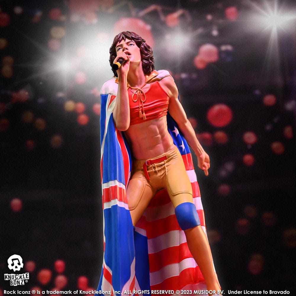 The Rolling Stones Rock Iconz Statue Mick Jagger (Tattoo You Tour 1981) 22 cm P047176