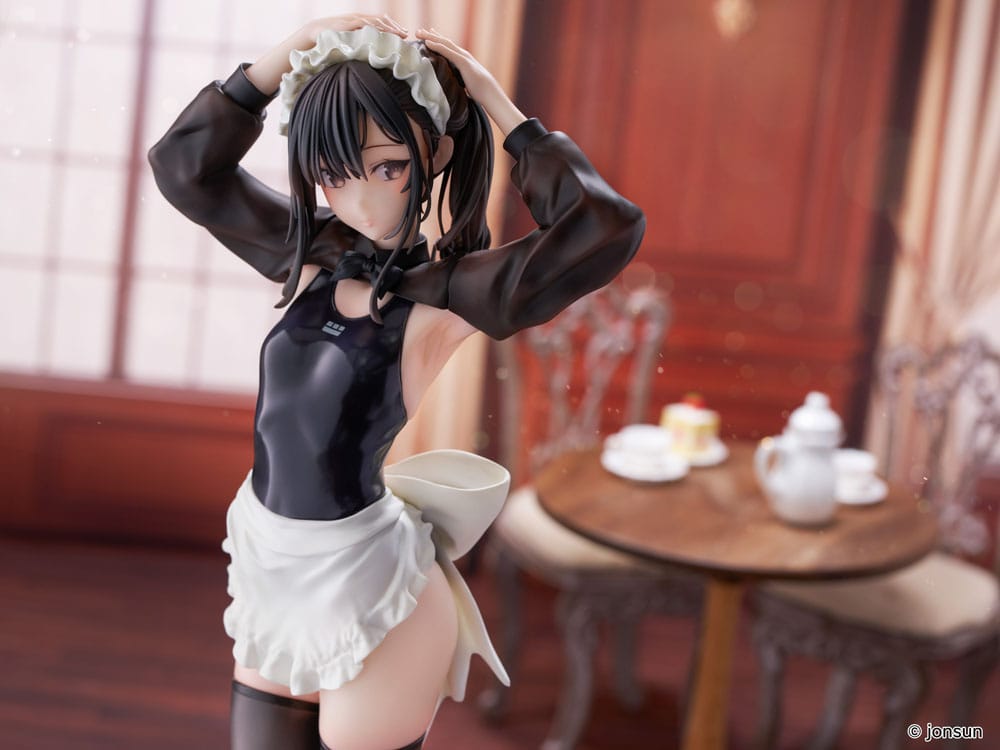 Original Character PVC Statue 1/6 Sakura Shiori Competition Swimsuit Maid 27 cm P047349