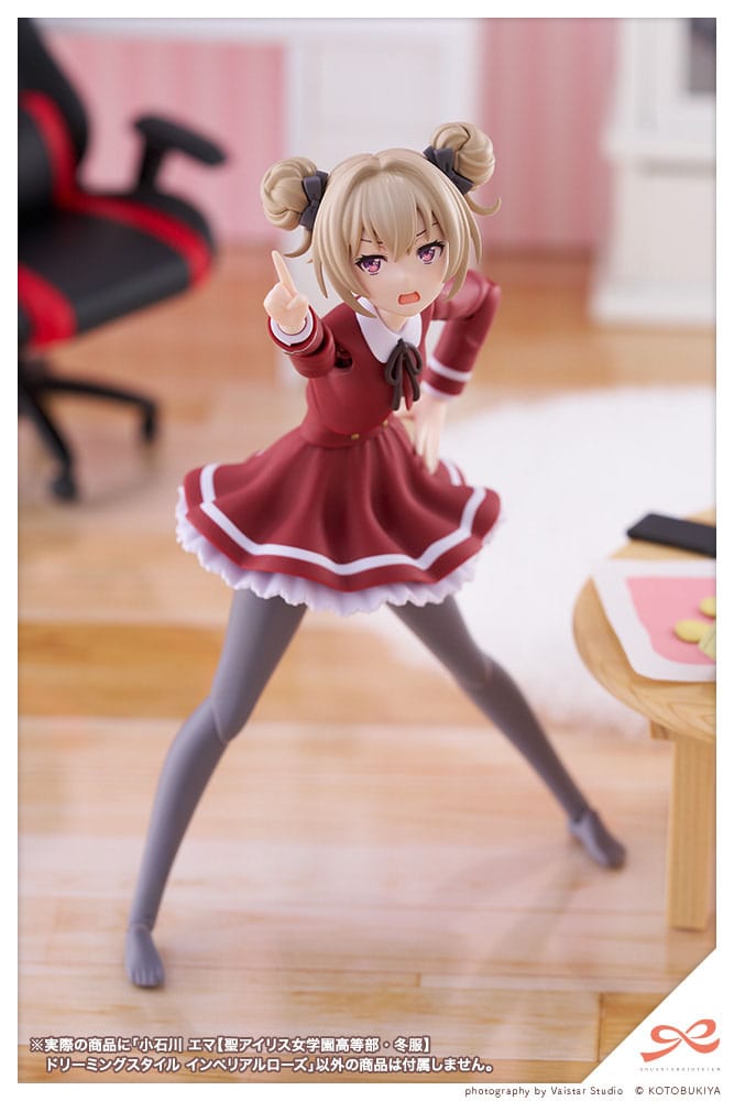 Sousai Shojo Teien Plastic Model Kit 1/10 Emma Koishikawa (St. Iris Gakuen Girl´s High School Winter Clothes) Dreaming Style Imperial Rose 14 cm P047514
