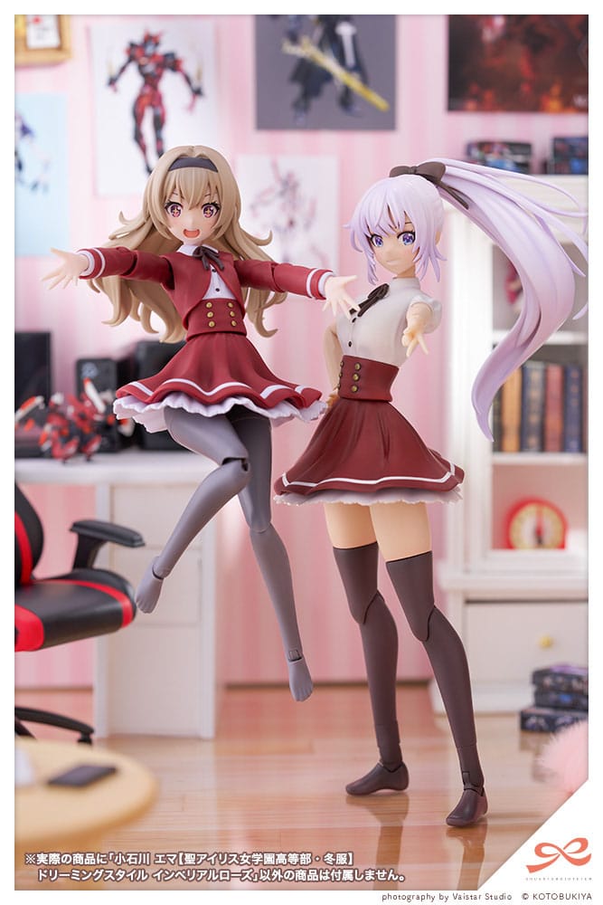 Sousai Shojo Teien Plastic Model Kit 1/10 Emma Koishikawa (St. Iris Gakuen Girl´s High School Winter Clothes) Dreaming Style Imperial Rose 14 cm P047514