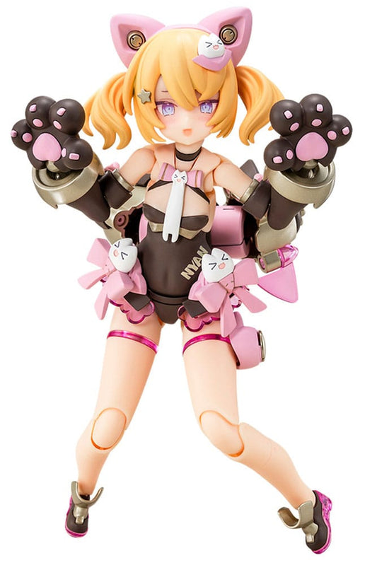 Megami Device Plastic Model Kit 1/1 Puni Mofu Kuro Mao 14 cm P047587
