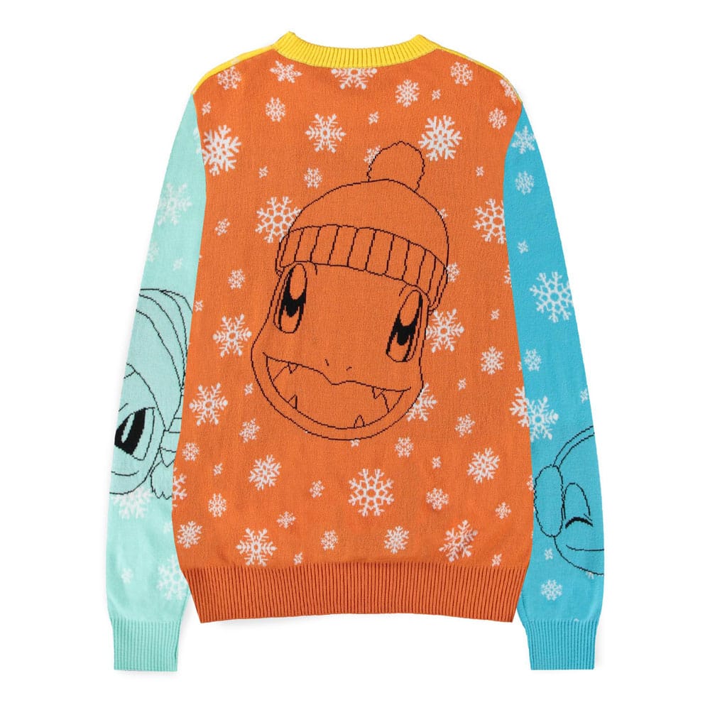Pokemon Sweater Pikachu, Bulbasaur, Squirtle & Charmender (Christmas Jumper)