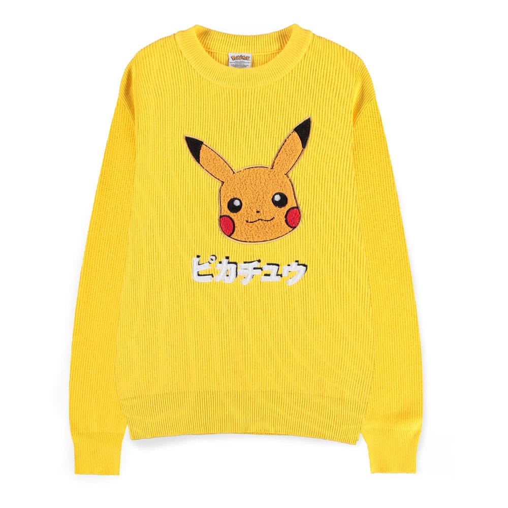 Pokemon Sweatshirt Fun Jumper Pikachu Size S