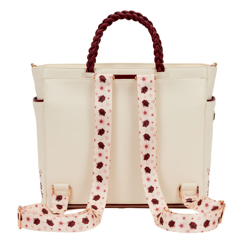 Loungefly Crossbody Bag Figural Cream & Red Floral P066394
