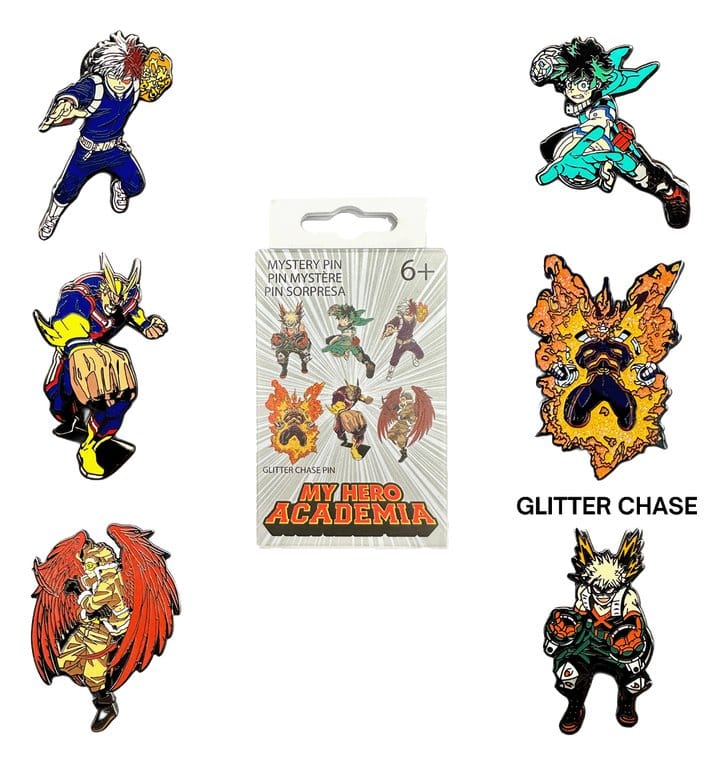 My Hero Academia by Loungefly Enamel Pins Blind Box Multi Char Assortment (12) P071220