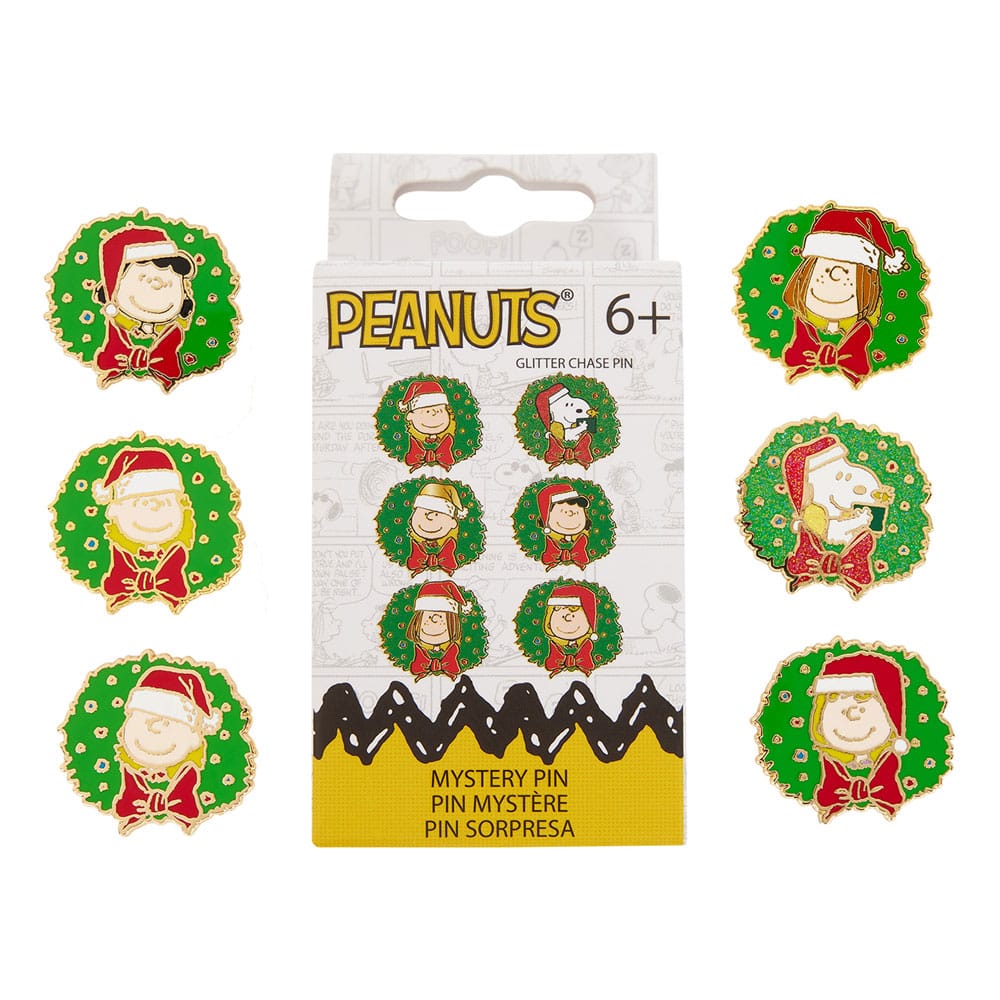 Peanuts by Loungefly Enamel Pins Blind Box Snoopy and Friends Holiday Assortment (12) P066412