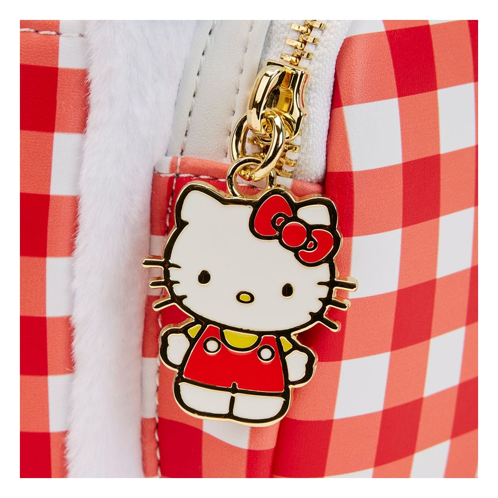 SANRIO BY LOUNGEFLY MINI BACKPACK HELLO KITTY GINGHAM COSPLAY P048239