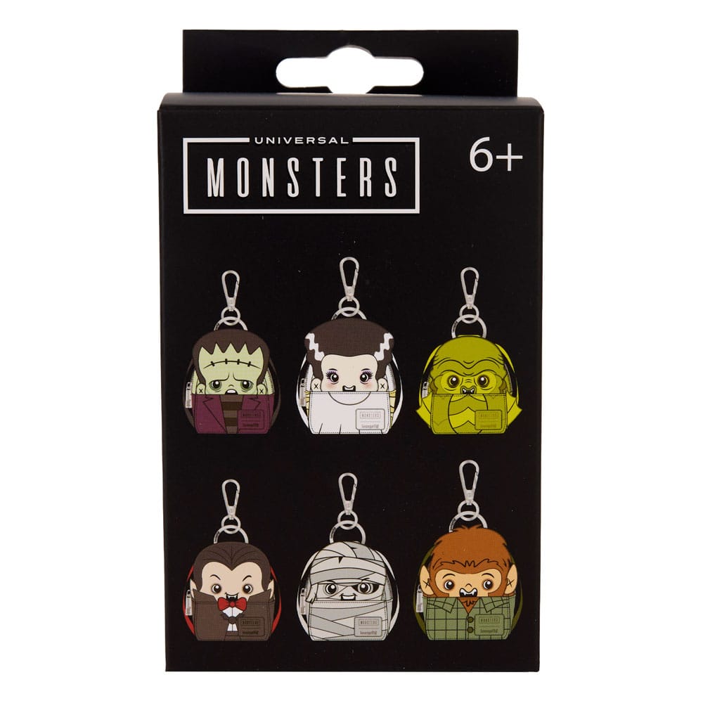 Universal Monsters by Loungefly Keychains Mini Backpack Blind Box Assortment (12) P048324