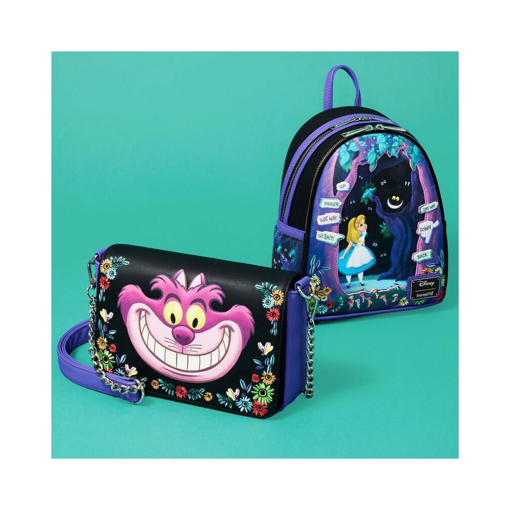 Disney by Loungefly Crossbody Alice in Wonderland Cheshire Cat P066768