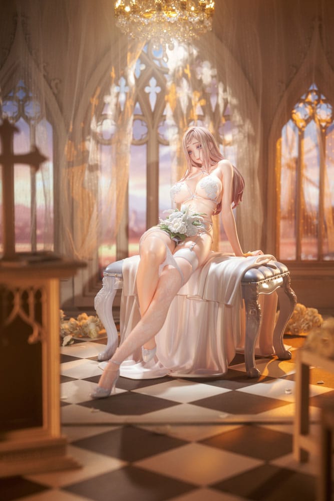 Original IllustrationPVC Statue 1/4 Marry me Illustrated by LOVECACAO Bonus Inclusive Limited Edition 31 cm P048784