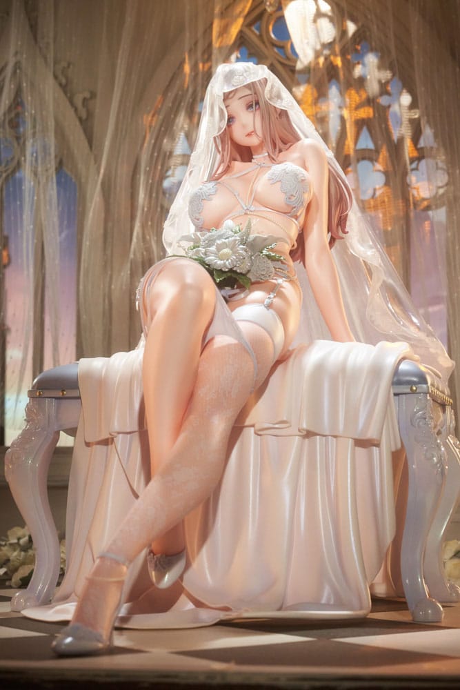 Original IllustrationPVC Statue 1/4 Marry me Illustrated by LOVECACAO Bonus Inclusive Limited Edition 31 cm P048784