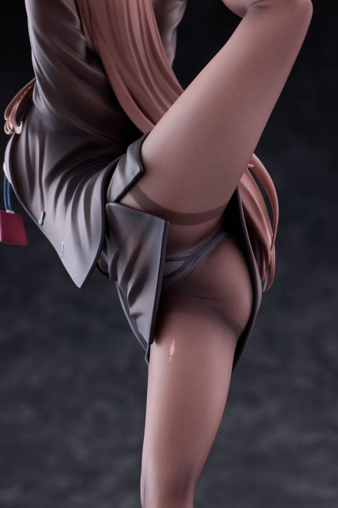 Original Character PVC Statue 1/6 OL-chan Who Doesn't Want to Go to Work White Ver. Deluxe Edition 26 cm P048834
