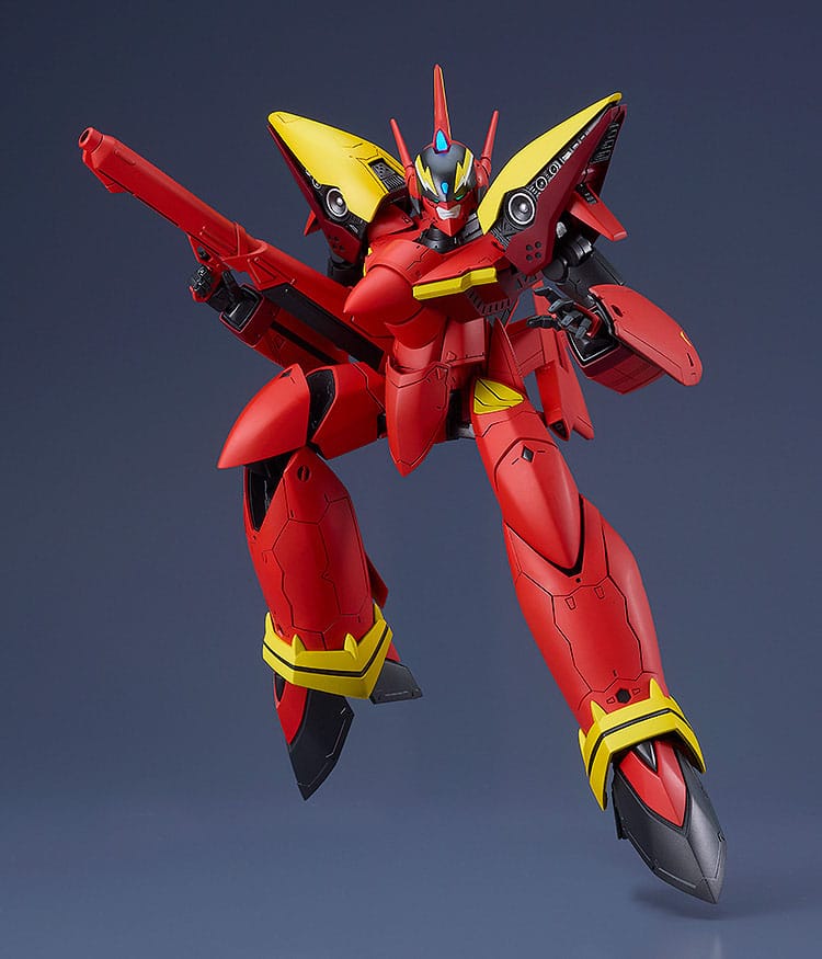 The Super Dimension Fortress Macross PLAMAX Plastic Model Kit 1/72 VF-19 Custom Fire Valkyrie (Basara Nekki Unit) 22 cm P048857