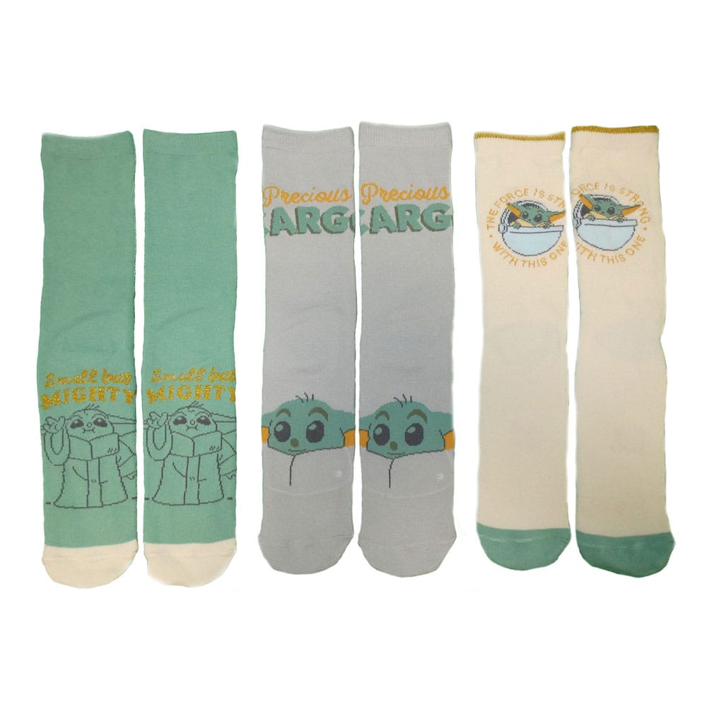 Star Wars The Mandalorian Socks 3-Pack Grogu L-XL P048972