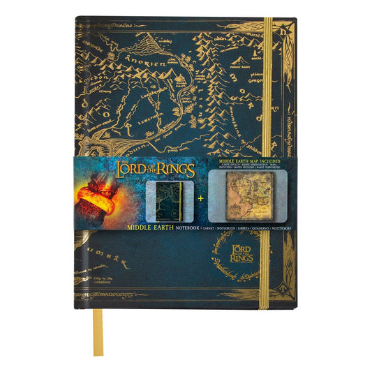 Lord of the Rings Notebook Map of Middle Earth P048986