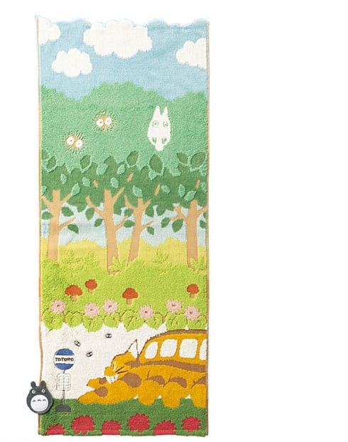 My Neighbor Totoro Towel Catbus on it's way 34 x 80 cm P049054