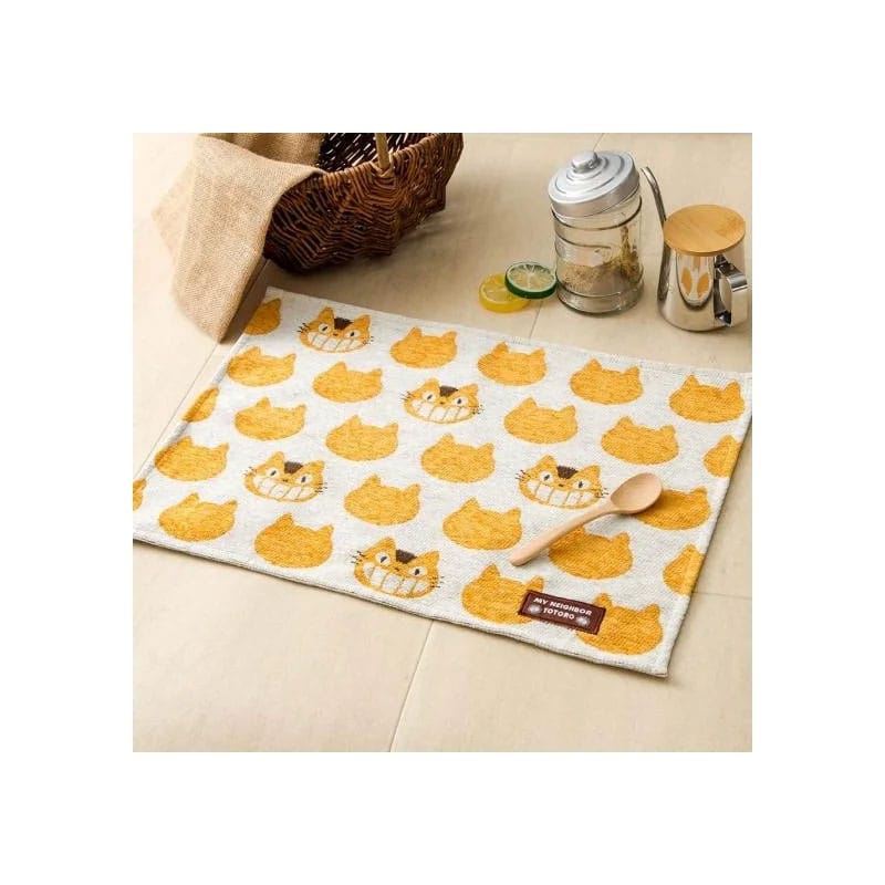 My Neighbor Totoro Cloth Lunch Napkin Catbus Shilouette P049078