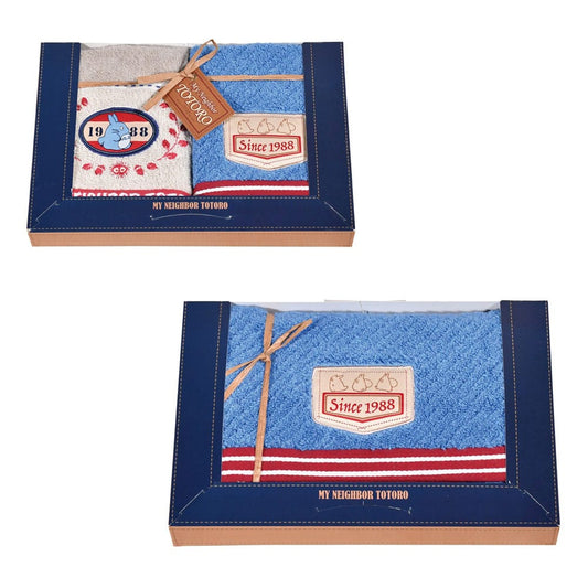 My Neighbor Totoro Towel 3-Set Denim stitching P065779