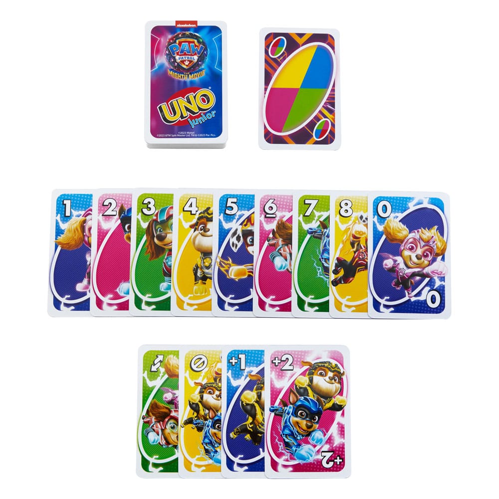 PAW Patrol: The Mighty Movie Card Game UNO Junior P049190