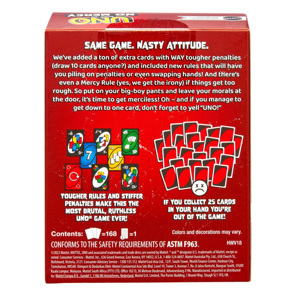 UNO Card Game No Mercy P049222