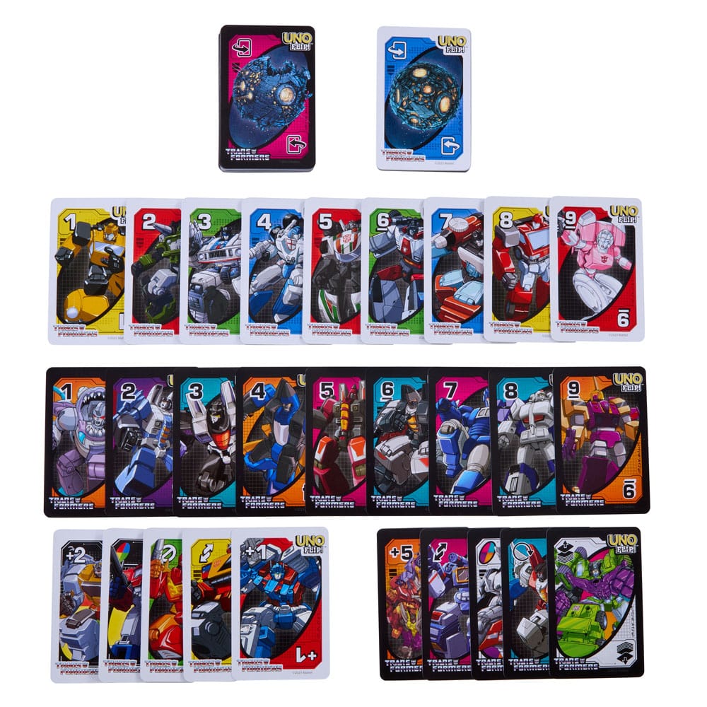 Transformers UNO Flip! Card Game P049238
