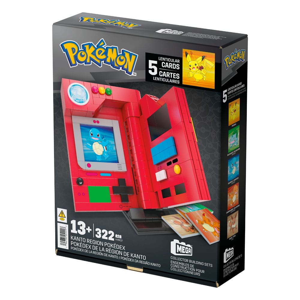 Pokemon MEGA Building Kit Kanto Region Pokedex