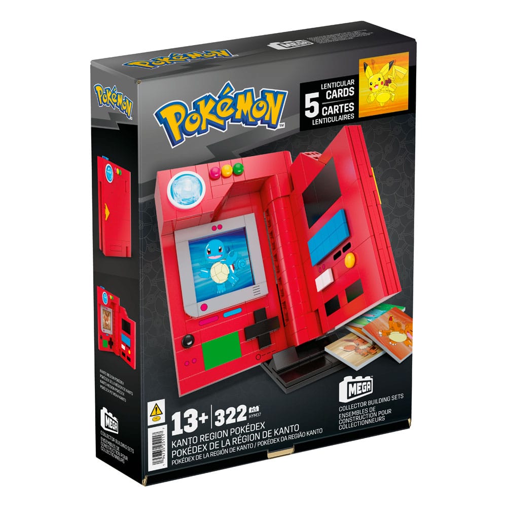 Pokemon MEGA Building Kit Kanto Region Pokedex